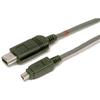 Addlogix 6 Ft. IEEE1394 FireWire 6-Pin (Male) to 4-Pin (Male) Cable MC-13946P4P-06 &nbsp;&nbsp;&nbsp;&nbsp;&nbsp;