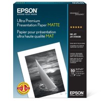 Epson 8.5" x 11" Ultra Premium Presentation Paper Matte - 50 Sheets