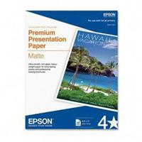 Epson 8" x 10" Premium Presentation Paper Matte, Borderless - 50 Sheets