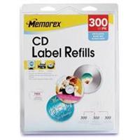 Memorex White CD Labels - 300 Pack