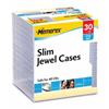 Memorex Slim Clear CD Jewel Case - Pack of 30